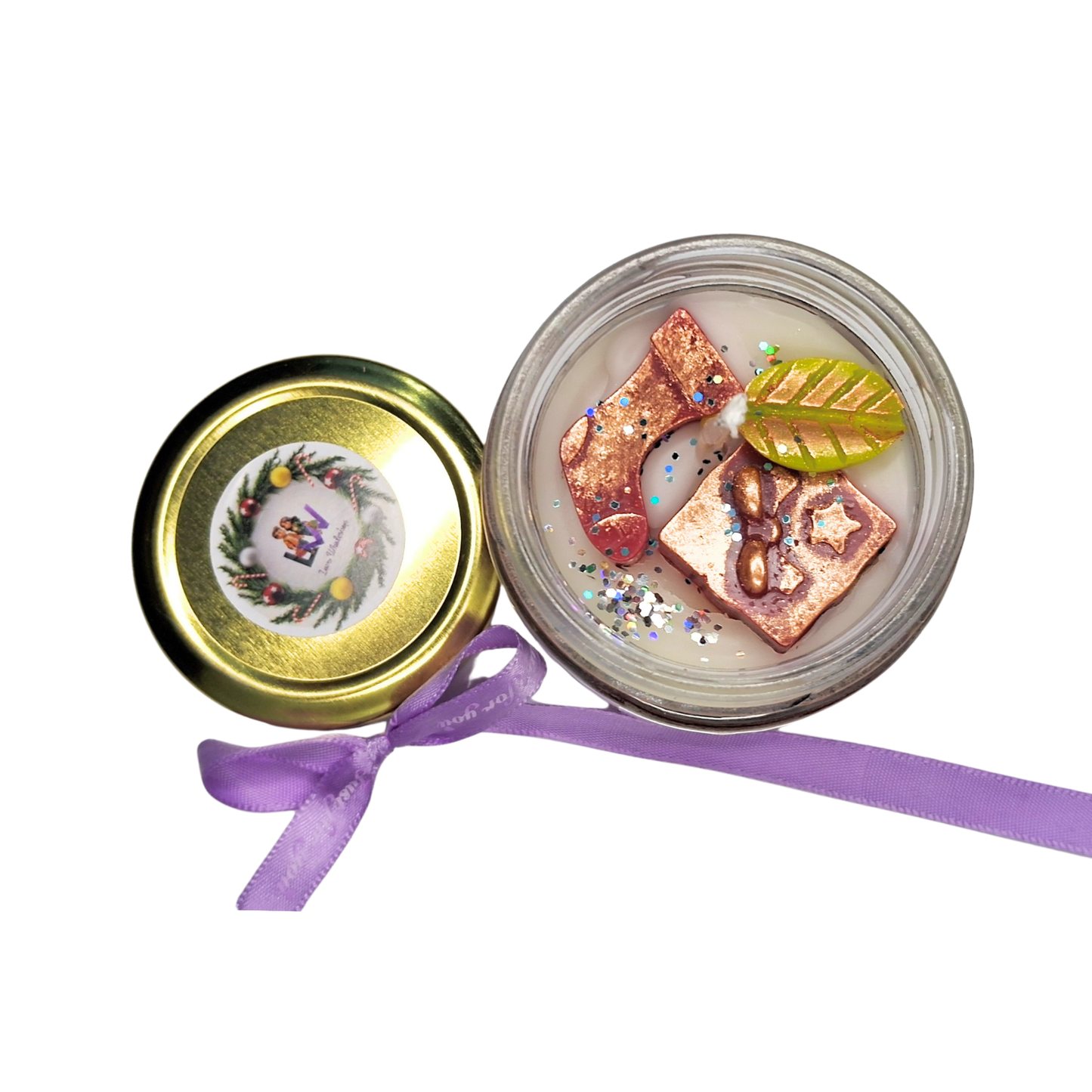 Christmas Special Premium Scented Jar Candle | Holiday Aromatic Candle | Festive Home Décor & Gifting | Love WholeShop